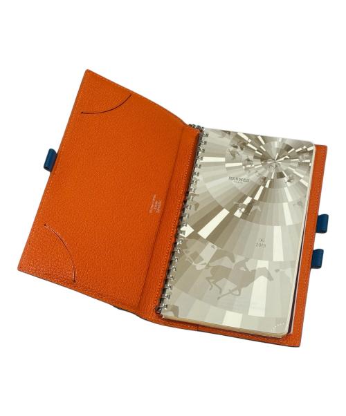 HERMES（エルメス）HERMES (エルメス) HERMES 手帳カバー /ブルー/ □P刻印 2012年製 /箱・ノート付 ブルー サイズ:-の古着・服飾アイテム
