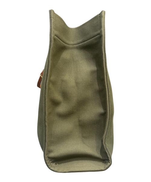 CELINE（セリーヌ）CELINE (セリーヌ) スクエア カバ / トートバッグ オリーブの古着・服飾アイテム