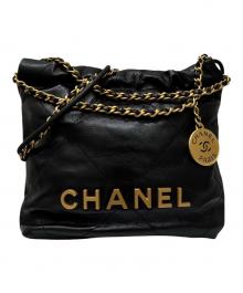 CHANEL（シャネル）の古着「シャネル22 ミニ」｜ブラック