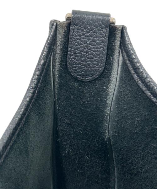 HERMES（エルメス）HERMES (エルメス) エブリン Ⅲ PM/Evelyne III PM/トリヨンクレマンス/ノワール/シルバー金具/X刻印：2016年製 ブラック サイズ:PMの古着・服飾アイテム