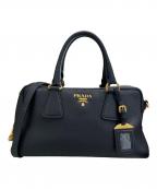 PRADAプラダ）の古着「ヴィッテロダイノ 2WAYショルダーバッグ BL0867」｜ブラック