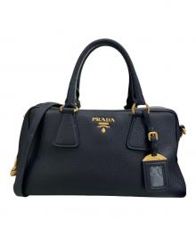 PRADA（プラダ）の古着「ヴィッテロダイノ 2WAYショルダーバッグ BL0867」｜ブラック