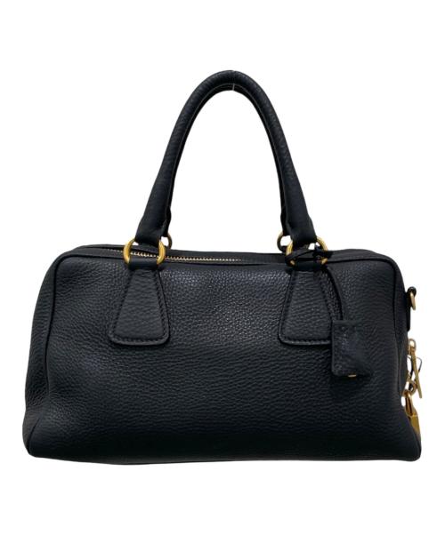 PRADA（プラダ）PRADA (プラダ) ヴィッテロダイノ 2WAYショルダーバッグ BL0867 ブラックの古着・服飾アイテム
