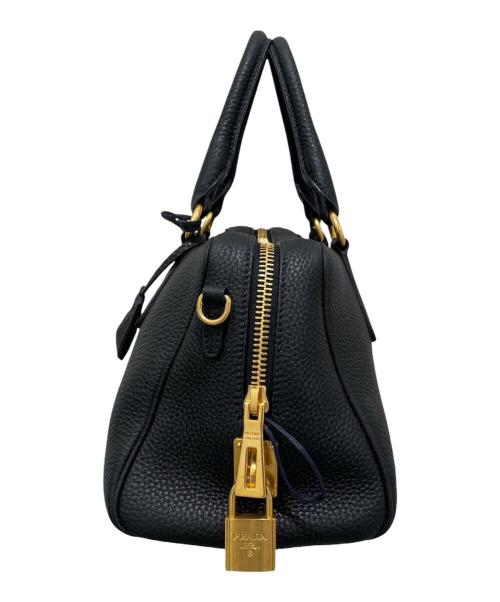 PRADA（プラダ）PRADA (プラダ) ヴィッテロダイノ 2WAYショルダーバッグ BL0867 ブラックの古着・服飾アイテム