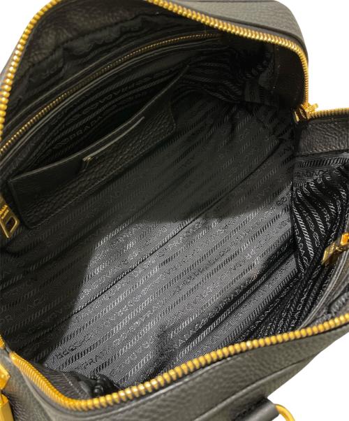 PRADA（プラダ）PRADA (プラダ) ヴィッテロダイノ 2WAYショルダーバッグ BL0867 ブラックの古着・服飾アイテム