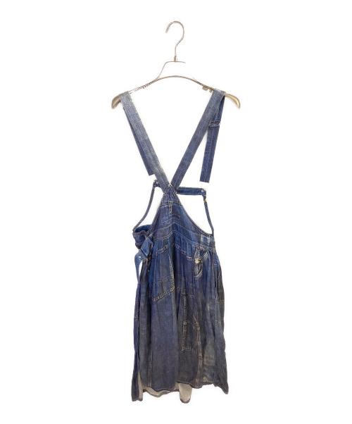 JUNYA WATANABE COMME des GARCONS MAN PINK（ジュンヤワタナベ コムデギャルソンマン ピンク）JUNYA WATANABE COMME des GARCONS MAN PINK (ジュンヤワタナベ コムデギャルソンマン ピンク) 転写プリントワンピース インディゴ サイズ:Sの古着・服飾アイテム