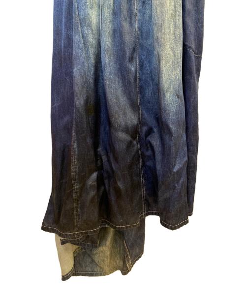 JUNYA WATANABE COMME des GARCONS MAN PINK（ジュンヤワタナベ コムデギャルソンマン ピンク）JUNYA WATANABE COMME des GARCONS MAN PINK (ジュンヤワタナベ コムデギャルソンマン ピンク) 転写プリントワンピース インディゴ サイズ:Sの古着・服飾アイテム