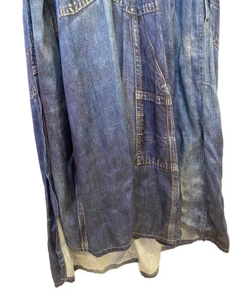 JUNYA WATANABE COMME des GARCONS MAN PINK（ジュンヤワタナベ コムデギャルソンマン ピンク）JUNYA WATANABE COMME des GARCONS MAN PINK (ジュンヤワタナベ コムデギャルソンマン ピンク) 転写プリントワンピース インディゴ サイズ:Sの古着・服飾アイテム