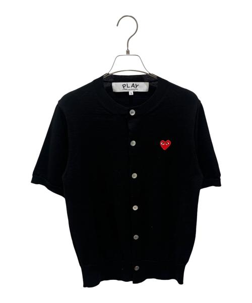 PLAY COMME des GARCONS（プレイコムデギャルソン）PLAY COMME des GARCONS (プレイコムデギャルソン) カーディガン ブラック サイズ:Sの古着・服飾アイテム