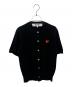 PLAY COMME des GARCONS（プレイコムデギャルソン）の古着「カーディガン」｜ブラック