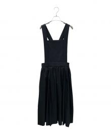 BLACK COMME des GARCONS（ブラックコムデギャルソン）の古着「クロスバックエプロンドレス」｜ブラック