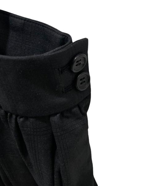 BLACK COMME des GARCONS（ブラックコムデギャルソン）BLACK COMME des GARCONS (ブラックコムデギャルソン) クロスバックエプロンドレス ブラック サイズ:Ｓの古着・服飾アイテム