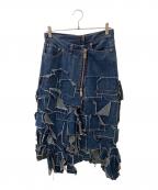 sacaiサカイ）の古着「デニムスカート」｜インディゴ