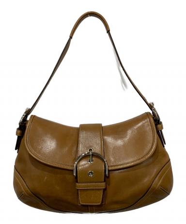 中古・古着通販】COACH (コーチ) ワンショルダーバッグ ブラウン
