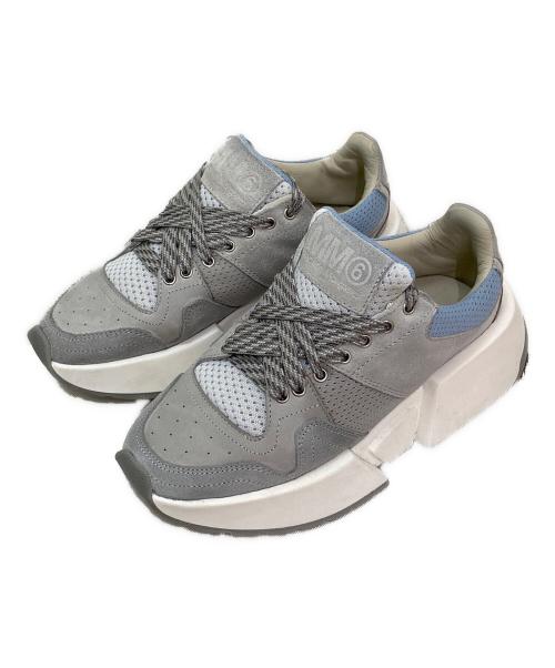 MM6 Maison Margiela（エムエムシックスメゾンマルジェラ）MM6 Maison Margiela (エムエムシックスメゾンマルジェラ) 厚底スニーカー グレー サイズ:35の古着・服飾アイテム