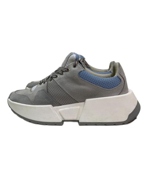 MM6 Maison Margiela（エムエムシックスメゾンマルジェラ）MM6 Maison Margiela (エムエムシックスメゾンマルジェラ) 厚底スニーカー グレー サイズ:35の古着・服飾アイテム