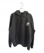 CDG×THE NORTH FACEシーディージー×ザ ノース フェイス）の古着「プルオーバーパーカー」｜ブラック