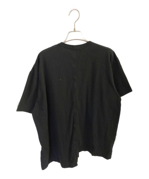 CDG（シーディージー）CDG (シーディージー) アシンメトリープリントTシャツ ブラック サイズ:Ｍの古着・服飾アイテム