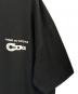 中古・古着 CDG (シーディージー) アシンメトリープリントTシャツ ブラック サイズ:Ｍ：9000円