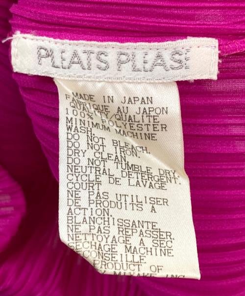 PLEATS PLEASE（プリーツプリーズ）PLEATS PLEASE (プリーツプリーズ) プリーツ長袖カットソー ショッキングピンク サイズ:3の古着・服飾アイテム