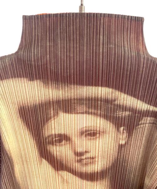 PLEATS PLEASE（プリーツプリーズ）PLEATS PLEASE (プリーツプリーズ) プリーツロングワンピース オレンジ サイズ:4の古着・服飾アイテム