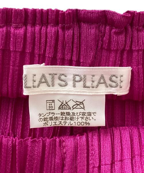 PLEATS PLEASE（プリーツプリーズ）PLEATS PLEASE (プリーツプリーズ) プリーツパンツ パープル サイズ:3の古着・服飾アイテム