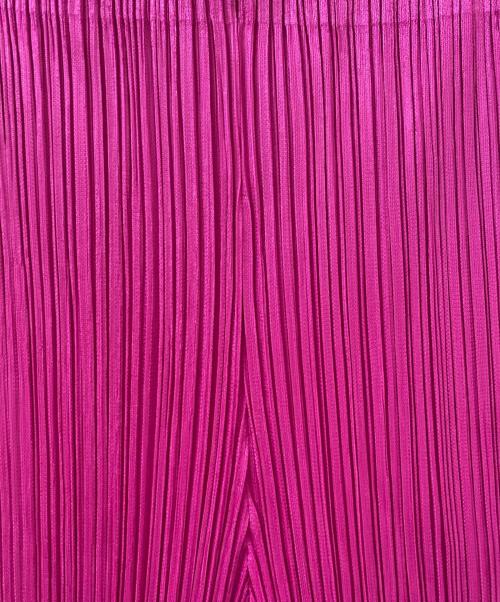 PLEATS PLEASE（プリーツプリーズ）PLEATS PLEASE (プリーツプリーズ) プリーツパンツ パープル サイズ:3の古着・服飾アイテム