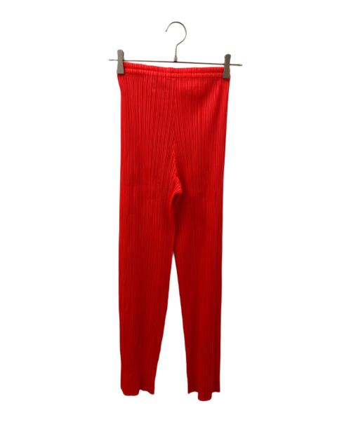 PLEATS PLEASE（プリーツプリーズ）PLEATS PLEASE (プリーツプリーズ) プリーツパンツ オレンジ サイズ:3の古着・服飾アイテム