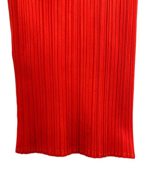 PLEATS PLEASE（プリーツプリーズ）PLEATS PLEASE (プリーツプリーズ) プリーツパンツ オレンジ サイズ:3の古着・服飾アイテム