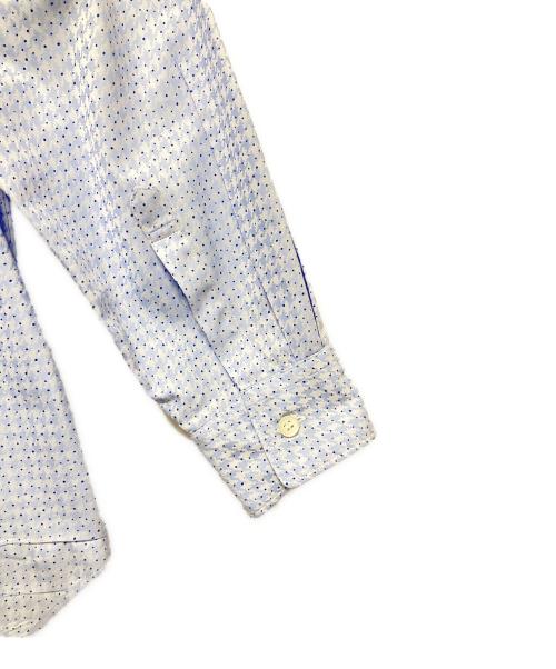 COMME des GARCONS HOMME DEUX（コムデギャルソン オム ドゥ）COMME des GARCONS HOMME DEUX (コムデギャルソン オム ドゥ) 千鳥柄シャツ ブルー サイズ:Sの古着・服飾アイテム