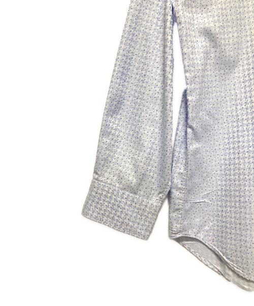 COMME des GARCONS HOMME DEUX（コムデギャルソン オム ドゥ）COMME des GARCONS HOMME DEUX (コムデギャルソン オム ドゥ) 千鳥柄シャツ ブルー サイズ:Sの古着・服飾アイテム