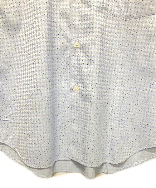 COMME des GARCONS HOMME DEUX（コムデギャルソン オム ドゥ）COMME des GARCONS HOMME DEUX (コムデギャルソン オム ドゥ) 千鳥柄シャツ ブルー サイズ:Sの古着・服飾アイテム