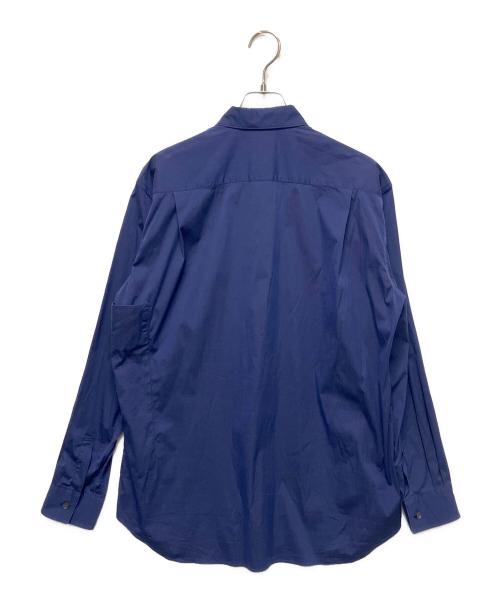 COMME des GARCONS SHIRT（コムデギャルソンシャツ）COMME des GARCONS SHIRT (コムデギャルソンシャツ) Big Pocket Long Sleeve Shirt ネイビー サイズ:Sの古着・服飾アイテム