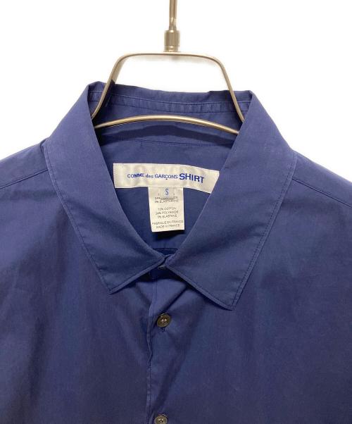 COMME des GARCONS SHIRT（コムデギャルソンシャツ）COMME des GARCONS SHIRT (コムデギャルソンシャツ) Big Pocket Long Sleeve Shirt ネイビー サイズ:Sの古着・服飾アイテム