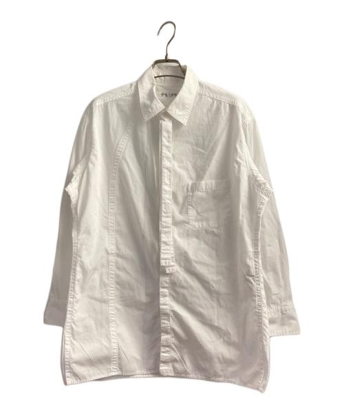 Yohji Yamamoto pour homme（ヨウジヤマモト プールオム）Yohji Yamamoto pour homme (ヨウジヤマモト プールオム) シャツ ホワイト サイズ:2の古着・服飾アイテム