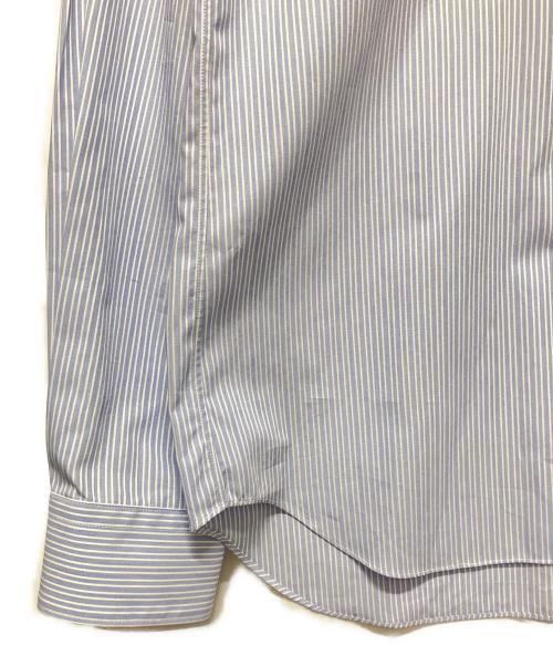 COMME des GARCONS HOMME PLUS（コムデギャルソンオムプリュス）COMME des GARCONS HOMME PLUS (コムデギャルソンオムプリュス) ファーデザインシャツ ブルー サイズ:Sの古着・服飾アイテム