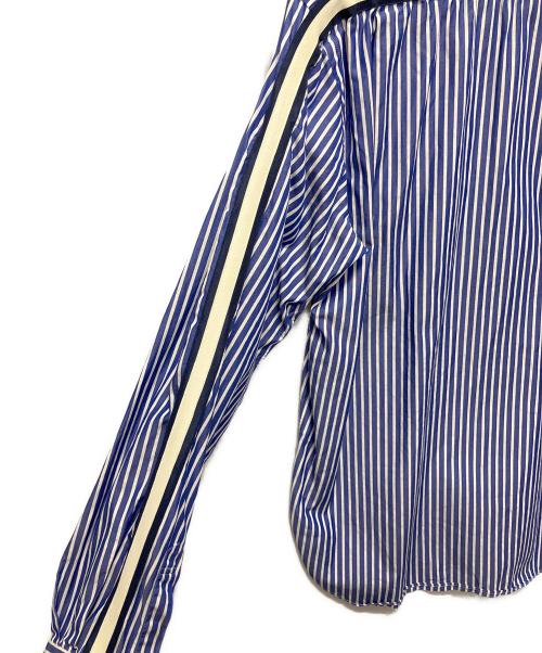COMME des GARCONS HOMME（コムデギャルソン オム）COMME des GARCONS HOMME (コムデギャルソン オム) ストライプ 切替 テープデザイン 長袖シャツ サイズ:Ｓの古着・服飾アイテム