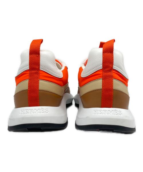HERMES（エルメス）HERMES (エルメス) グラム/スニーカー オレンジ サイズ:41の古着・服飾アイテム