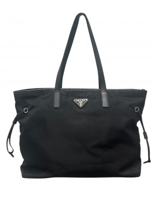PRADA（プラダ）PRADA (プラダ) ナイロントートバッグ/1BG401 ブラック サイズ:-の古着・服飾アイテム