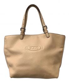 TOD'S（トッズ）の古着「2WAYショルダーバッグ」｜ベージュ