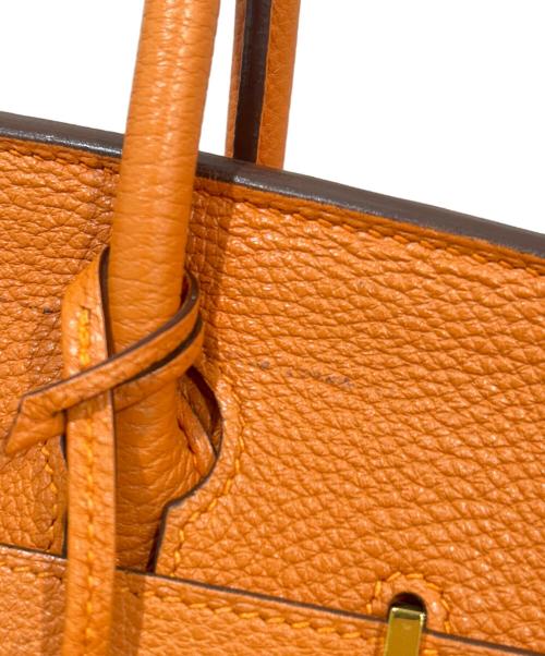 HERMES（エルメス）HERMES (エルメス) バーキン30/Birkin 30/トリヨンクレマンス/オレンジ系/□K刻印：2007年製 オレンジ×G金具 サイズ:30の古着・服飾アイテム