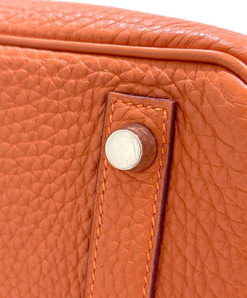 HERMES（エルメス）HERMES (エルメス) バーキン30/Birkin 30/トリヨンクレマンス/オレンジ系/□K刻印：2007年製 オレンジ×G金具 サイズ:30の古着・服飾アイテム