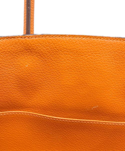 HERMES（エルメス）HERMES (エルメス) バーキン30/Birkin 30/トリヨンクレマンス/オレンジ系/□K刻印：2007年製 オレンジ×G金具 サイズ:30の古着・服飾アイテム