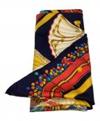 LOEWEロエベ）の古着「シルクスカーフ」｜ネイビー