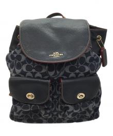 COACH（コーチ）の古着「リュック」｜インディゴ