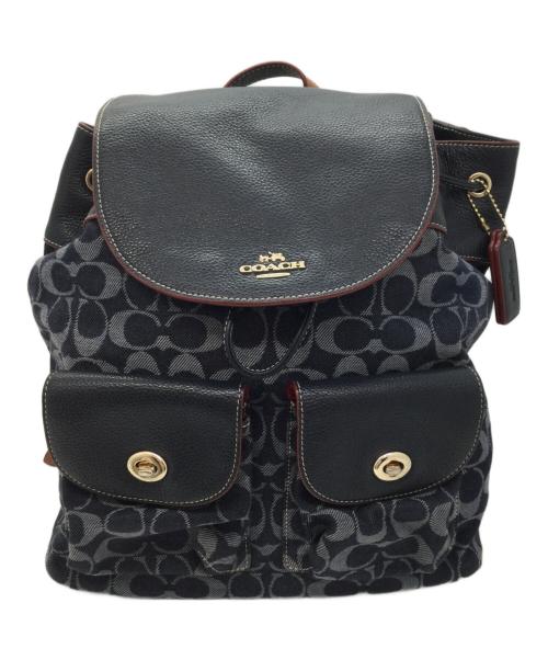 COACH（コーチ）COACH (コーチ) リュック インディゴの古着・服飾アイテム