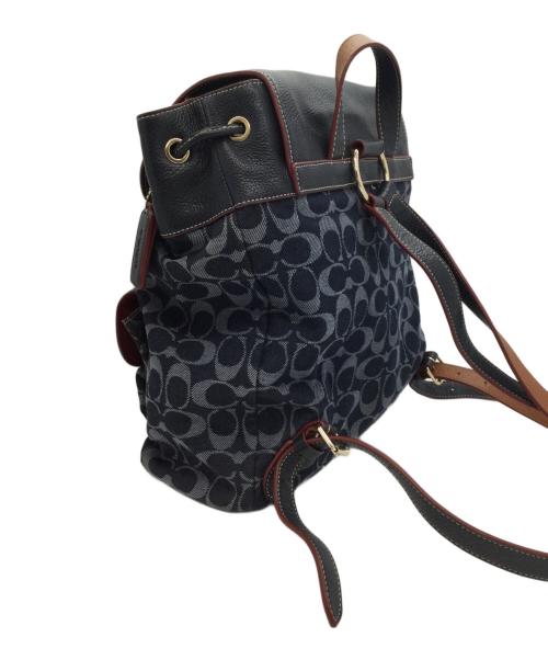 COACH（コーチ）COACH (コーチ) リュック インディゴの古着・服飾アイテム