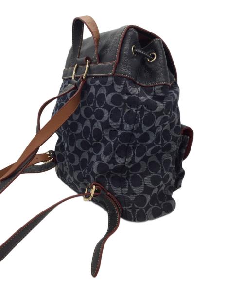 COACH（コーチ）COACH (コーチ) リュック インディゴの古着・服飾アイテム