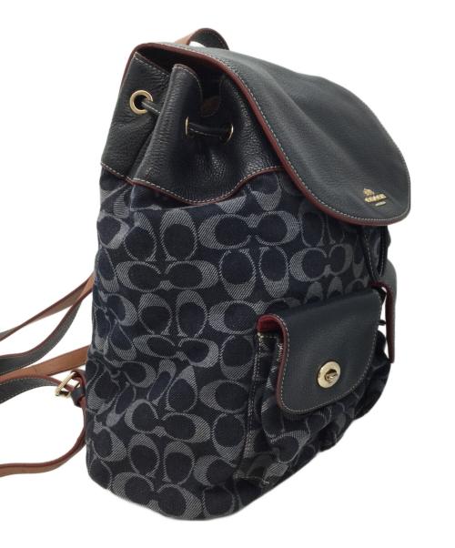 COACH（コーチ）COACH (コーチ) リュック インディゴの古着・服飾アイテム