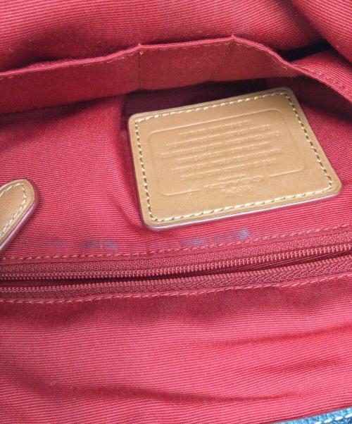 COACH（コーチ）COACH (コーチ) リュック インディゴの古着・服飾アイテム